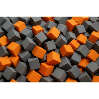 KLOCKI PIANKOWE DO BASENÓW POD TRAMPOLINY, PLACÓW ZABAW  1 M3